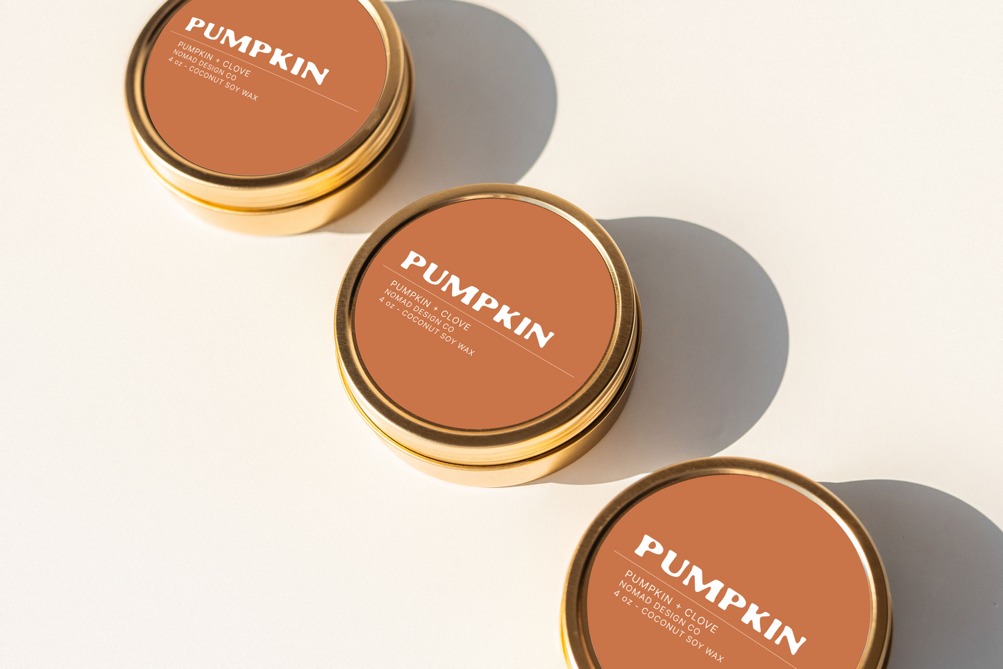 Pumpkin Travel Tin Candle
