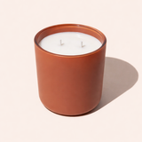 Santal Candle in a Terracotta Jar