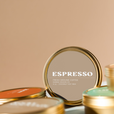 Espresso Travel Tin Candle