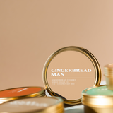 Gingerbread Man Travel Tin Candle