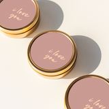 I Love You Travel Tin Candle