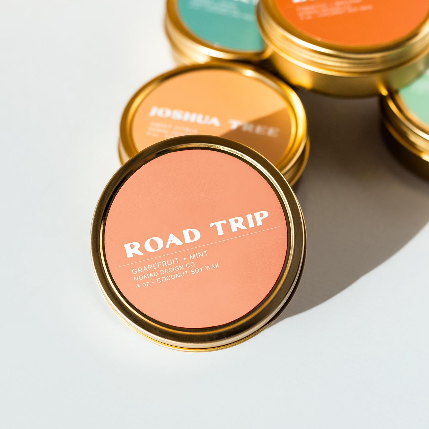 Road Trip Travel Tin Candle
