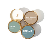 Espresso Travel Tin Candle