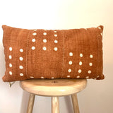 Mudcloth Pillow - Rust