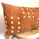 Mudcloth Pillow - Rust