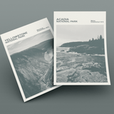 Acadia National Park Print, Monochrome
