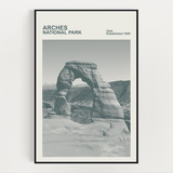 Arches National Park Print, Monochrome