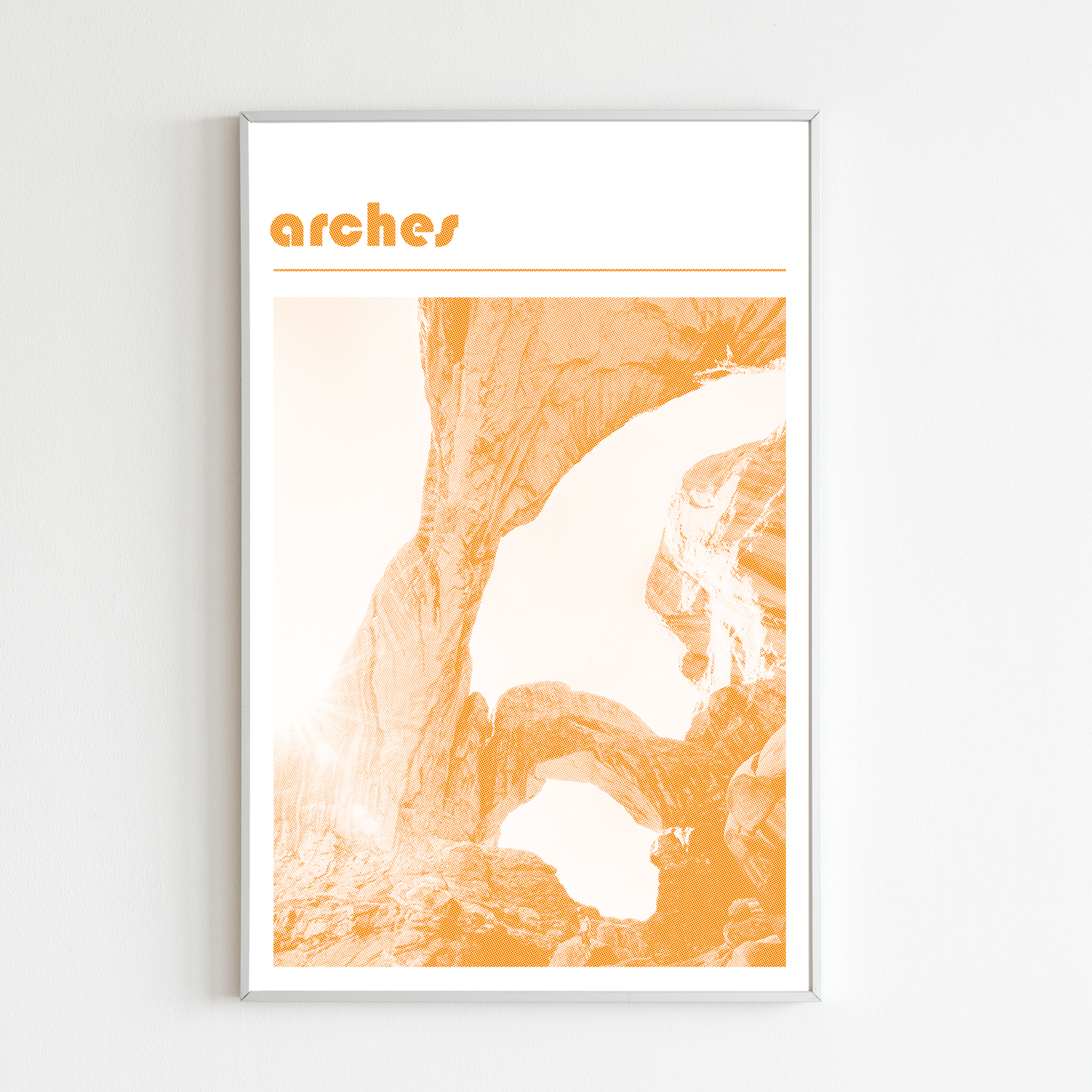 Arches National Park Poster - Orange