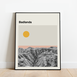 Badlands National Park Print
