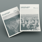 Canyonlands Lake National Park Print, Monochrome