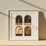 Arched Cactus Print