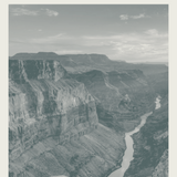Grand Canyon National Park Print, Monochrome