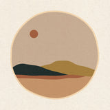 Neon Mountain Print