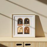 Arched Cactus Print