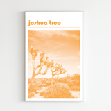 Joshua Tree National Park Print, Orange
