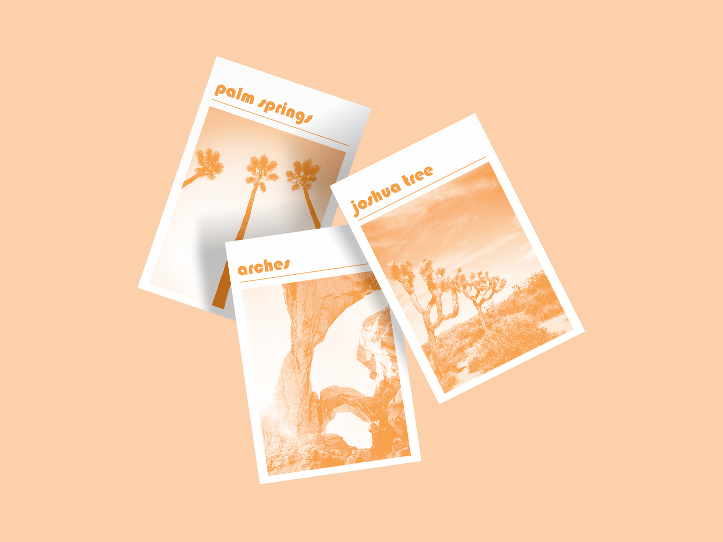 Joshua Tree National Park Poster - Orange