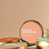 Palm Springs Travel Tin Candle