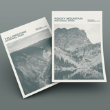 Rocky Mountain National Park Print, Monochrome